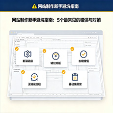 铜川建站-网站制作新手避坑指南：5个最常见的错误与对策