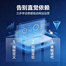 耀州建站-告别直觉依赖：三步学会数据驱动网站运营