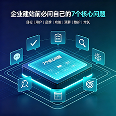 耀州建站-企业建站前必问的7个核心问题 - 网站建设规划指南